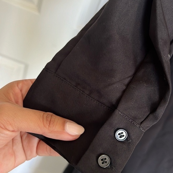 NWT LBLC The Label Amara Tie Front Collared Dress - Picture 12 of 12